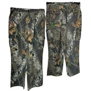 Vintage Mossy Oak FieldStaff Camo Cargo Pants L Baggy Wide Leg Grunge Hunting